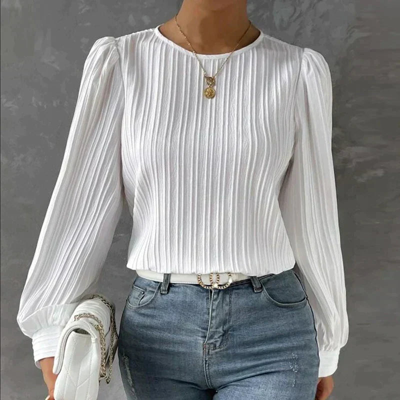 Susan | Chic Satin Blouse