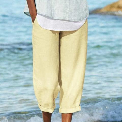 Clydel | Breezy Cropped Pants