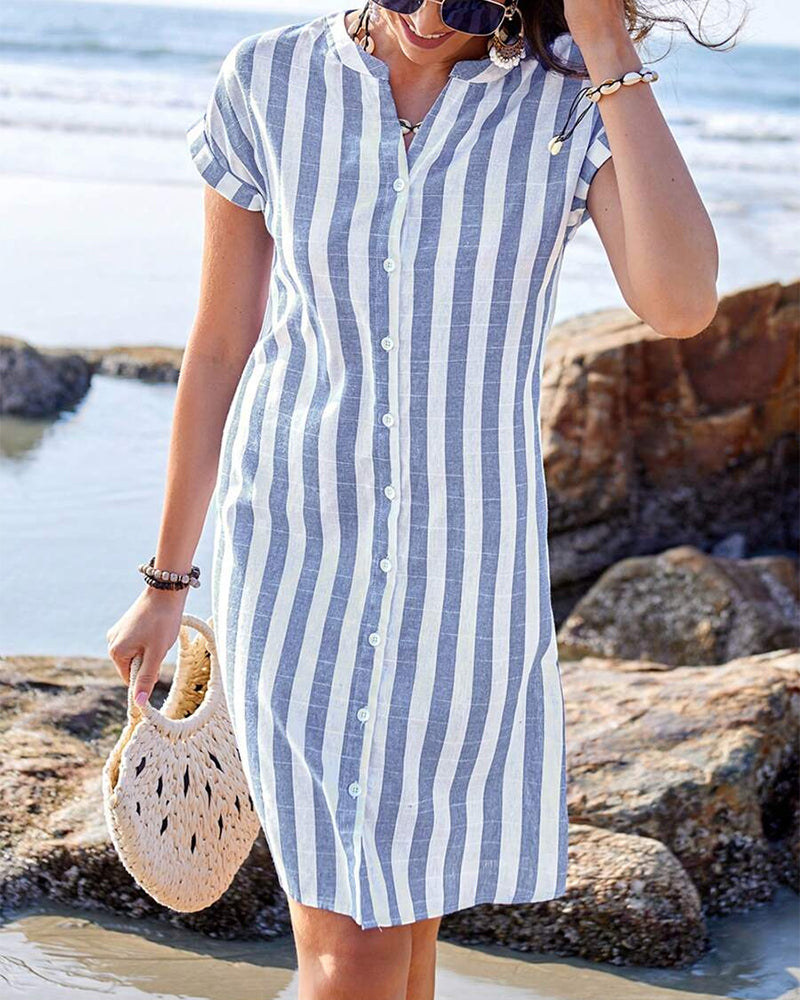 Bonnie™ | Elegant Striped Shirt