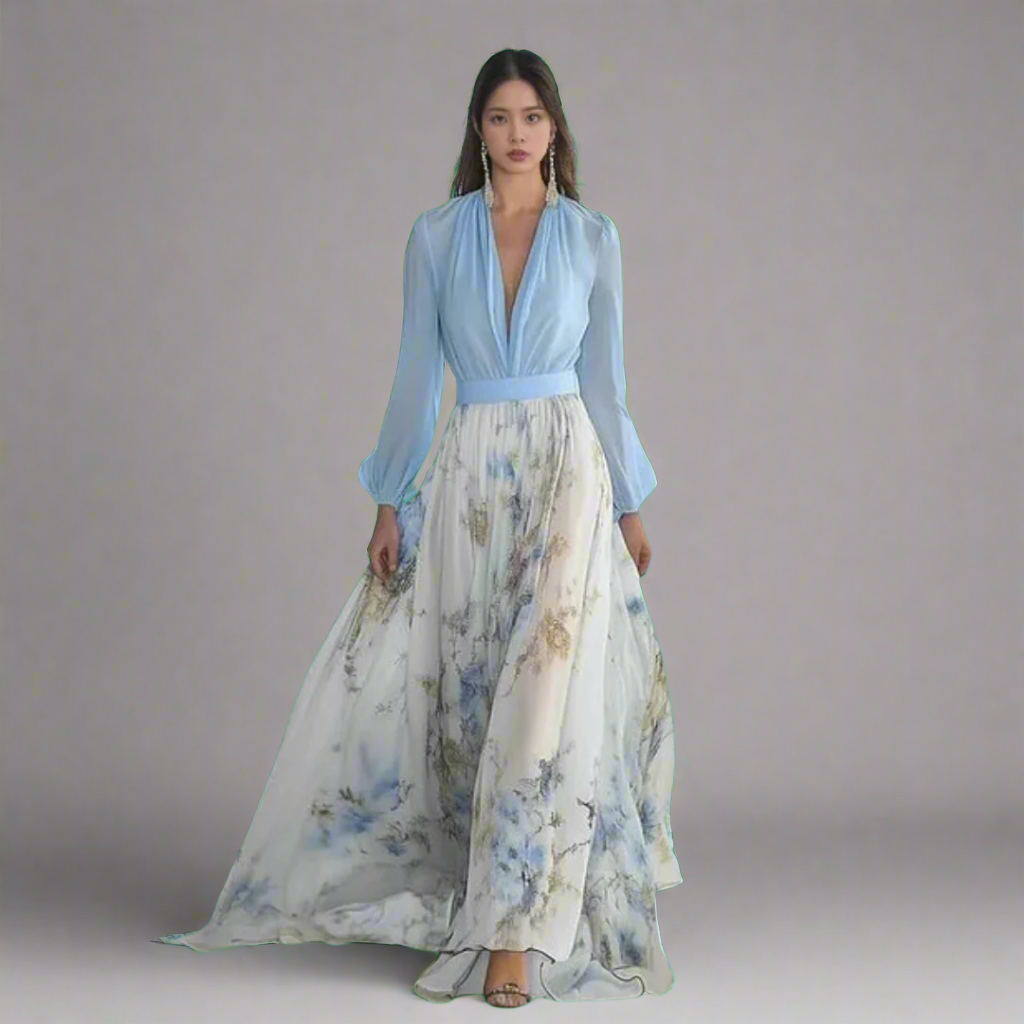 Eleanor | Elegant Boho Maxi Dress