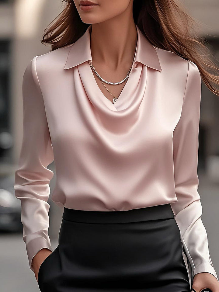 Julia | Elegant Satin Blouse