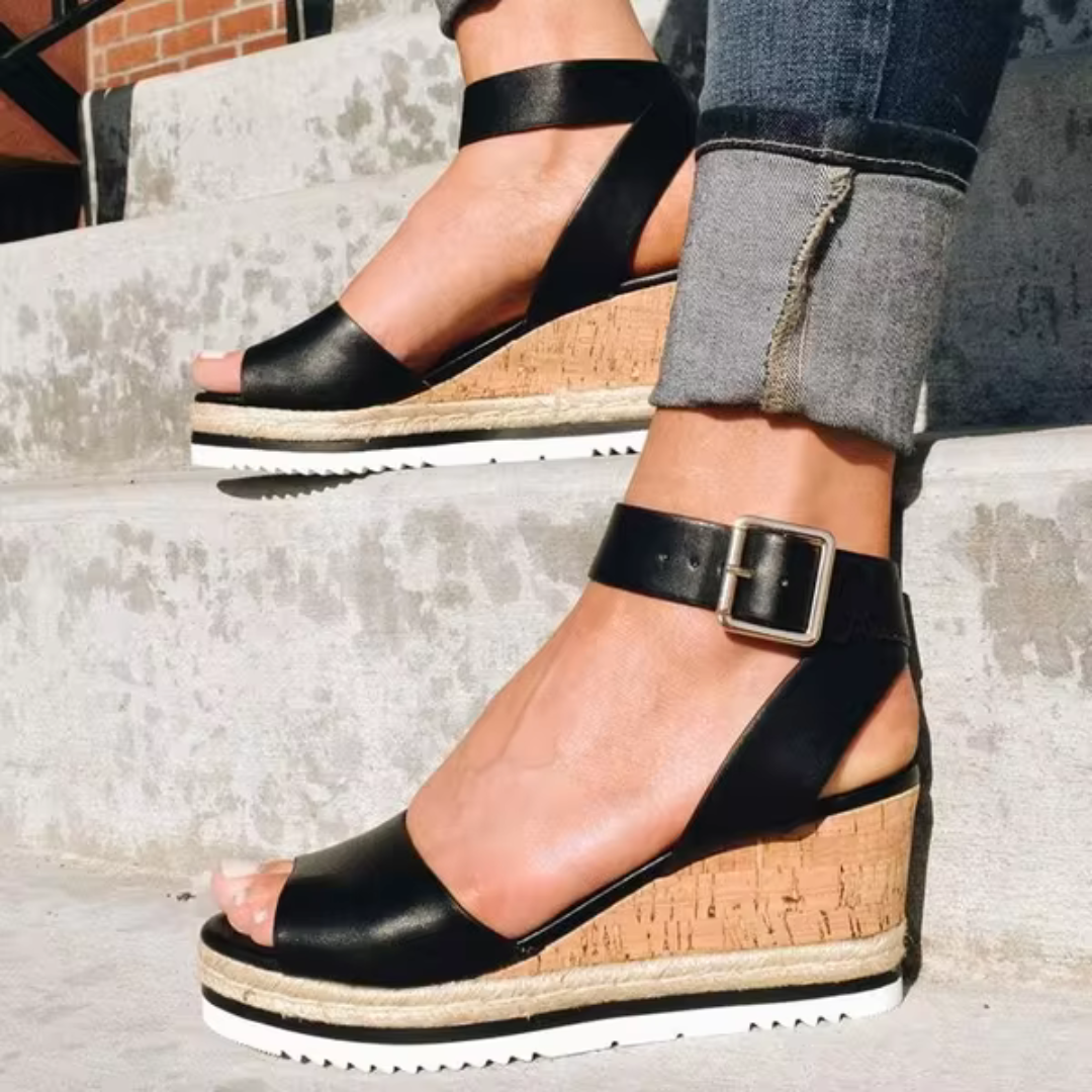 Cassandra | Stylish Wedge Sandals