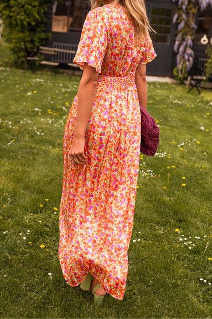 Scarlett | Elegant V-Neck Maxi Dress
