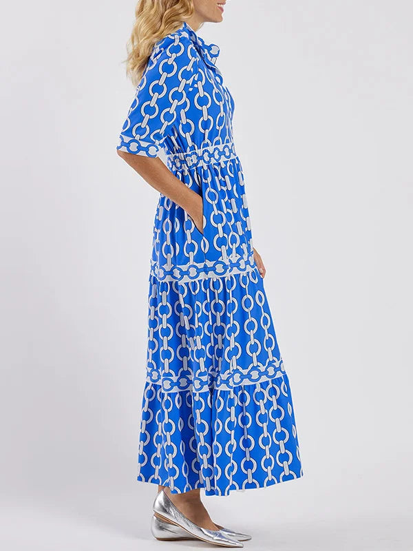 Juliette | Chain Link Midi Dress