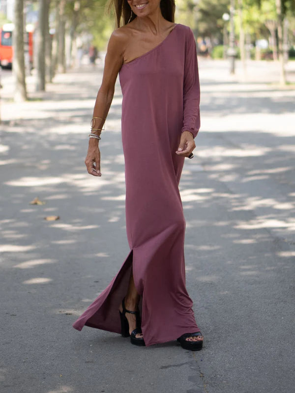 Annie | Elegant One Shoulder Dress