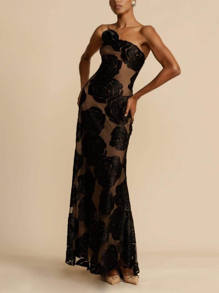 Luna | Flower Maxi Dress