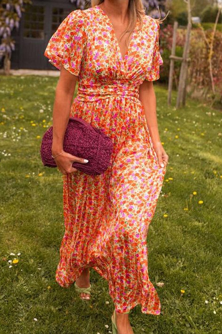 Scarlett | Elegant V-Neck Maxi Dress