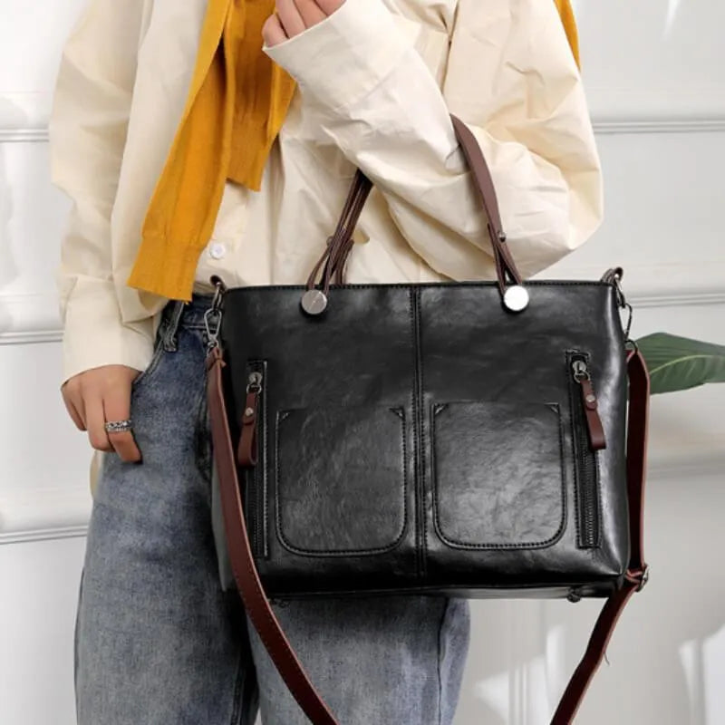 Maelis | Leather shoulder bag