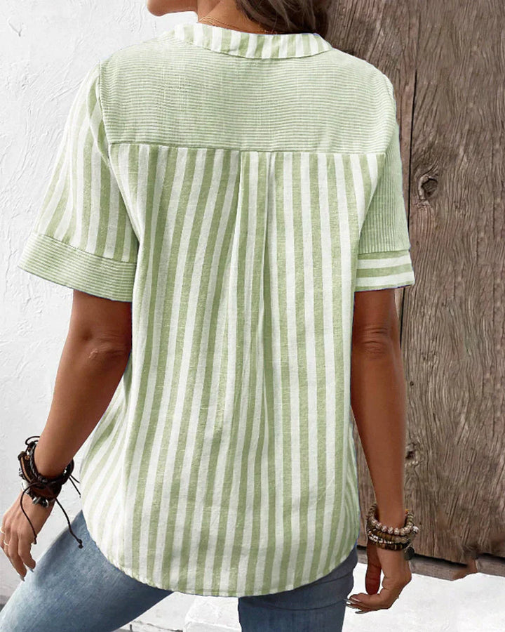 Sandra | Classic Striped Top