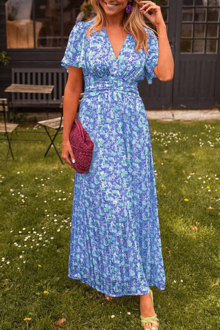 Scarlett | Elegant V-Neck Maxi Dress