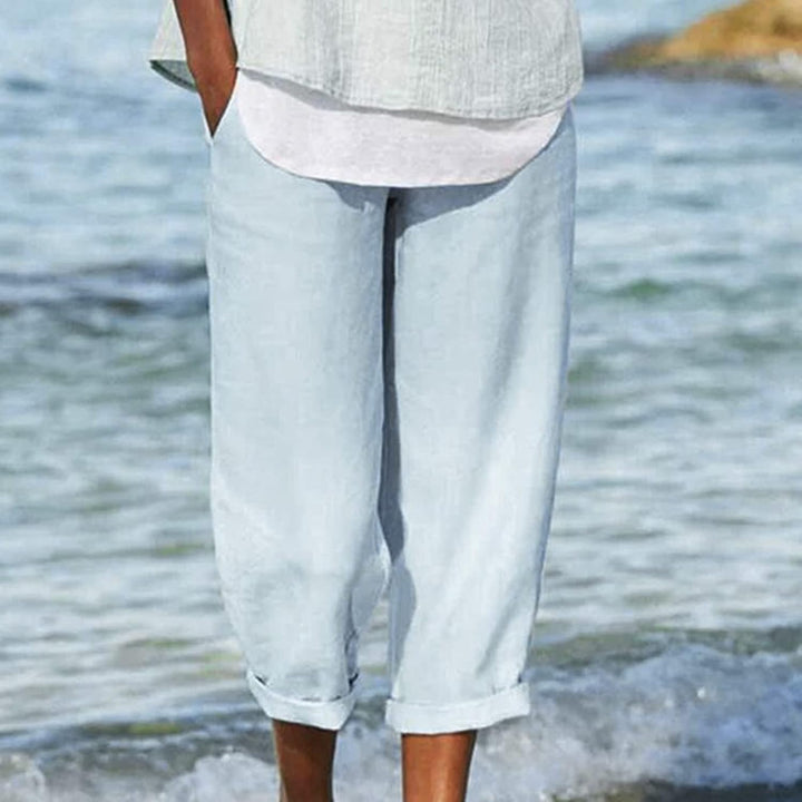 Clydel | Breezy Cropped Pants