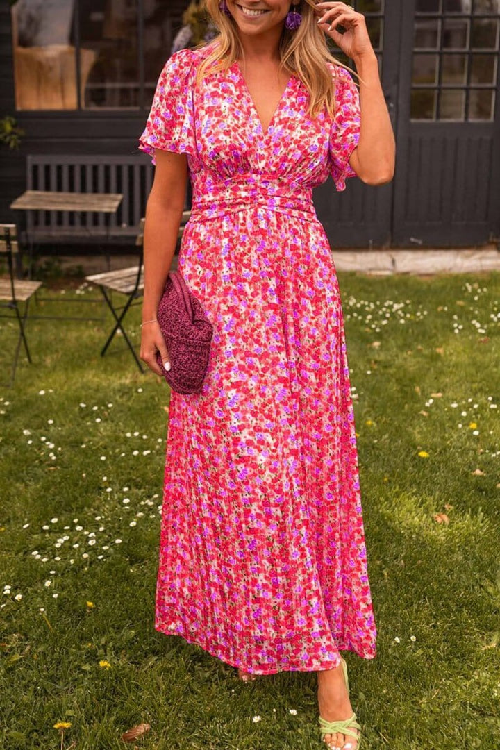 Scarlett | Elegant V-Neck Maxi Dress