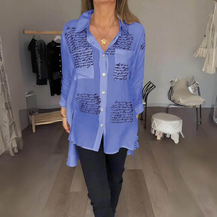 Callista | Handwritten Button-Up Shirt