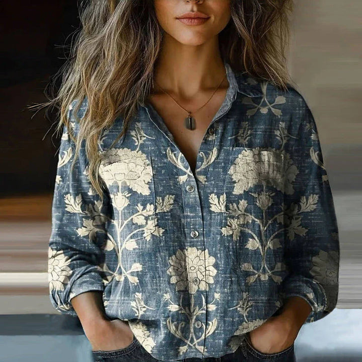 Flora™ | Stylish Printed Blouse