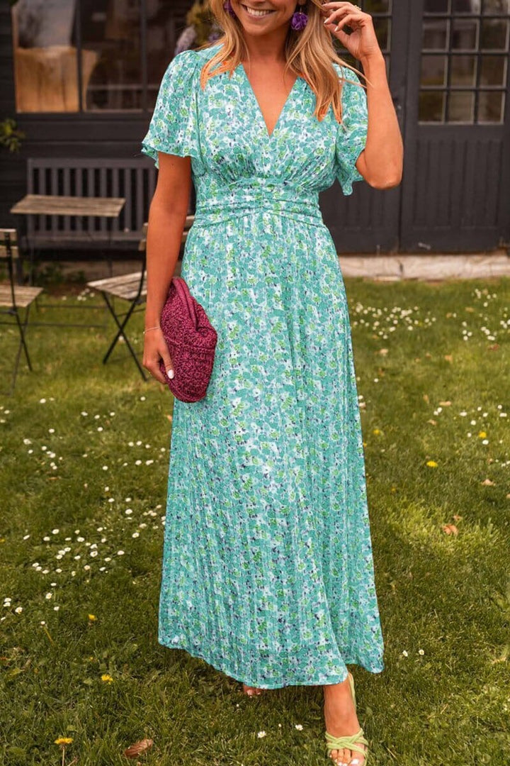 Scarlett | Elegant V-Neck Maxi Dress