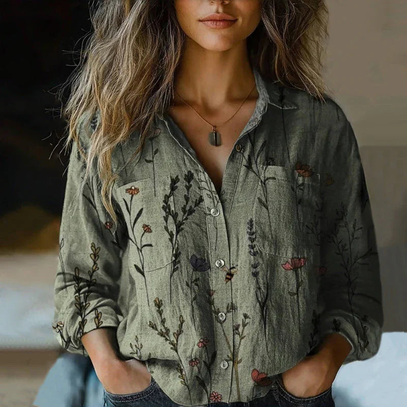 Flora™ | Stylish Printed Blouse