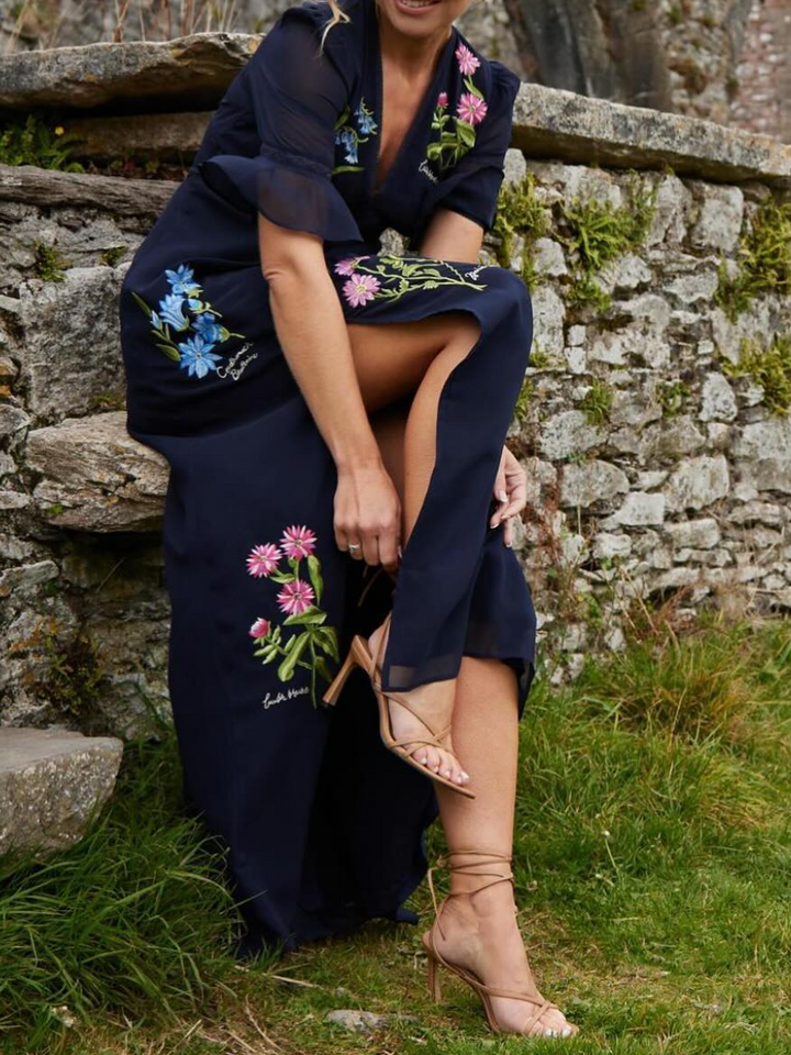 Aisha™ | Elegant Floral Dress