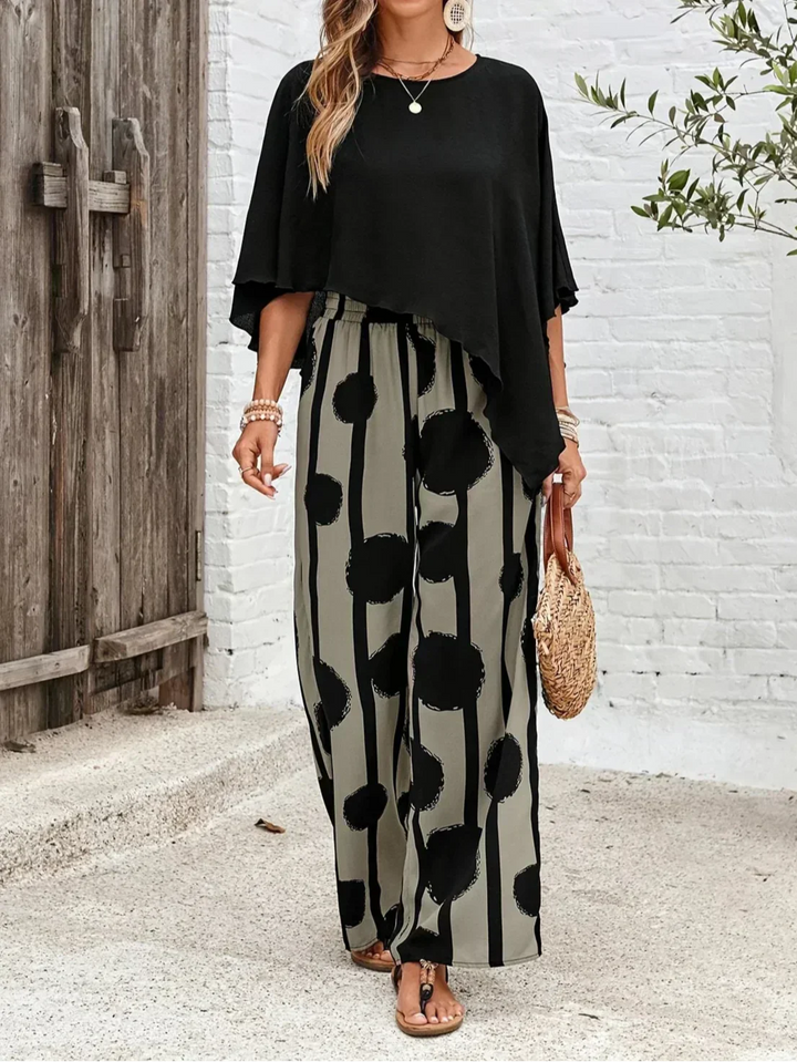 Eva | Elastic Waist Two-Piece Set