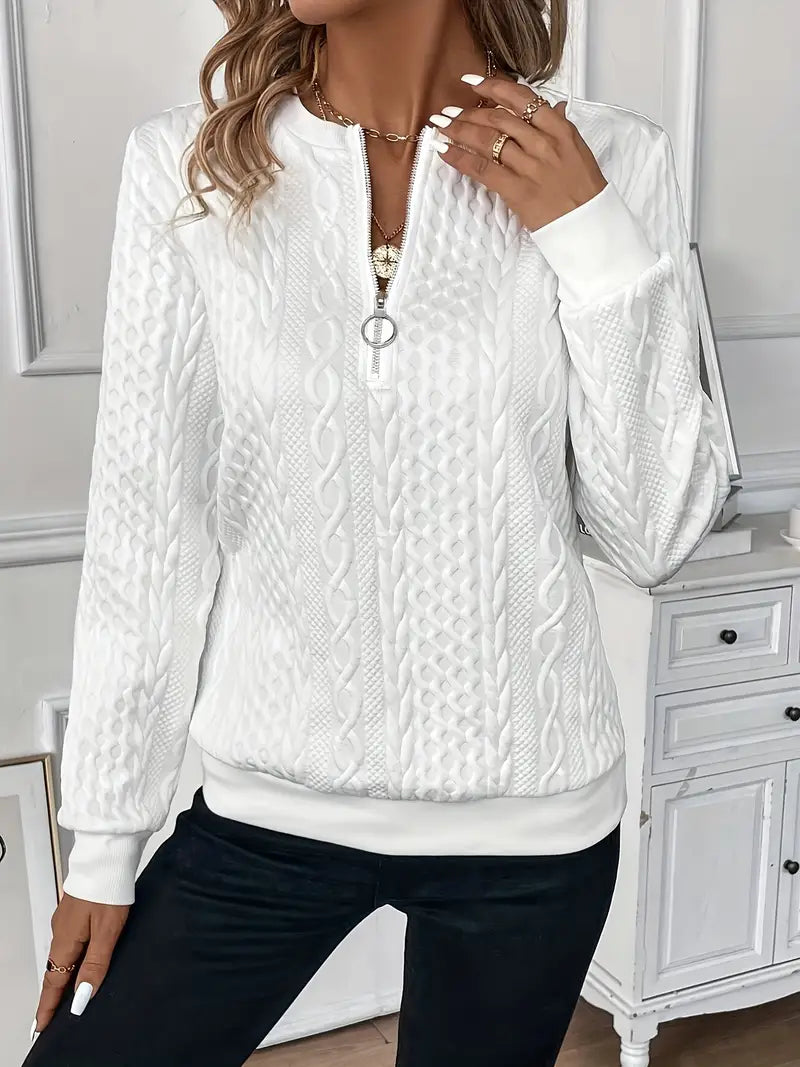 Kimberly | Sweater with Zipper