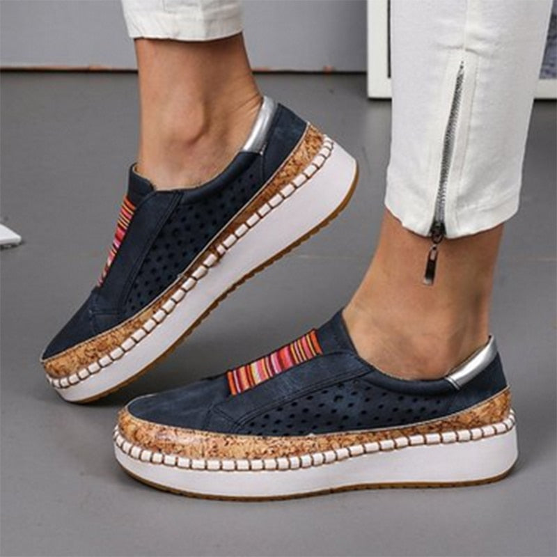 Carolyn | Chic Boho Slip-On Sneakers