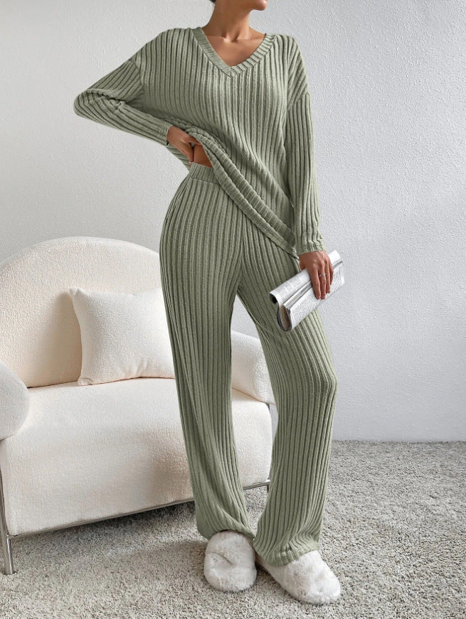 Melina | Ribbed Knit Lounge Set
