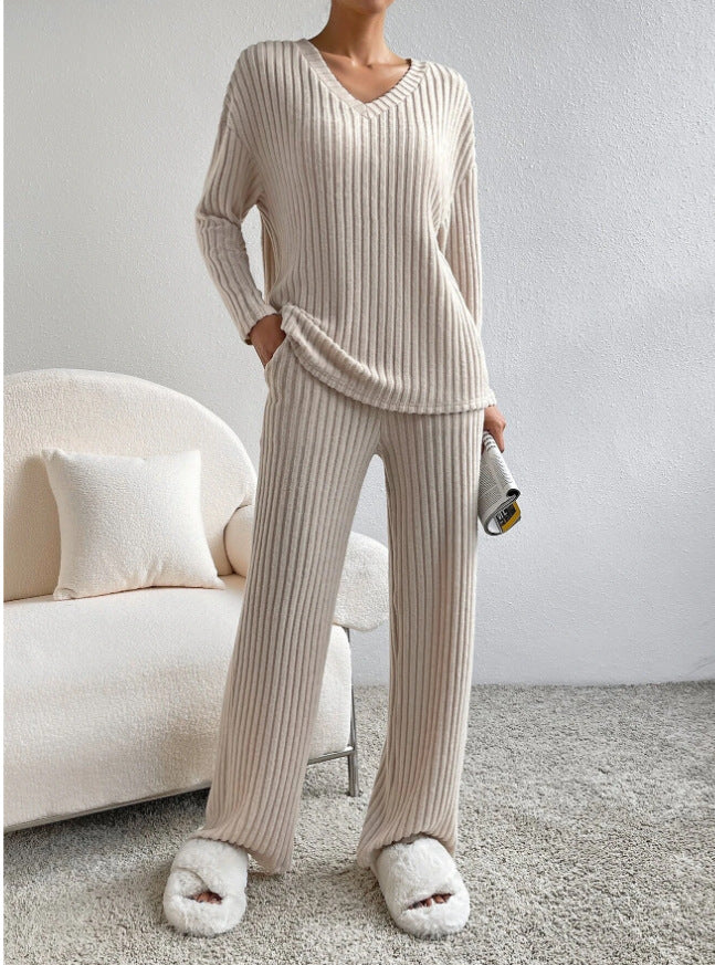 Melina | Ribbed Knit Lounge Set