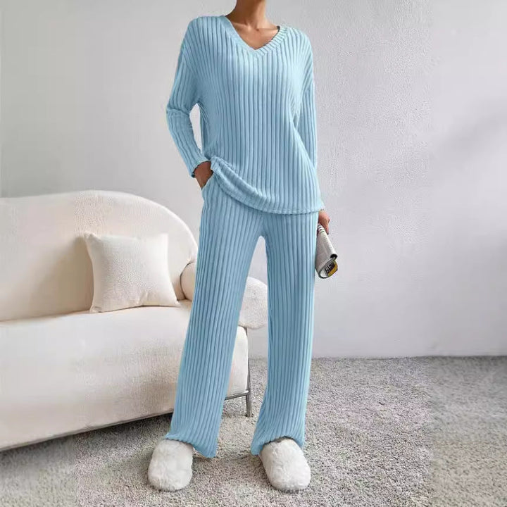 Melina | Ribbed Knit Lounge Set