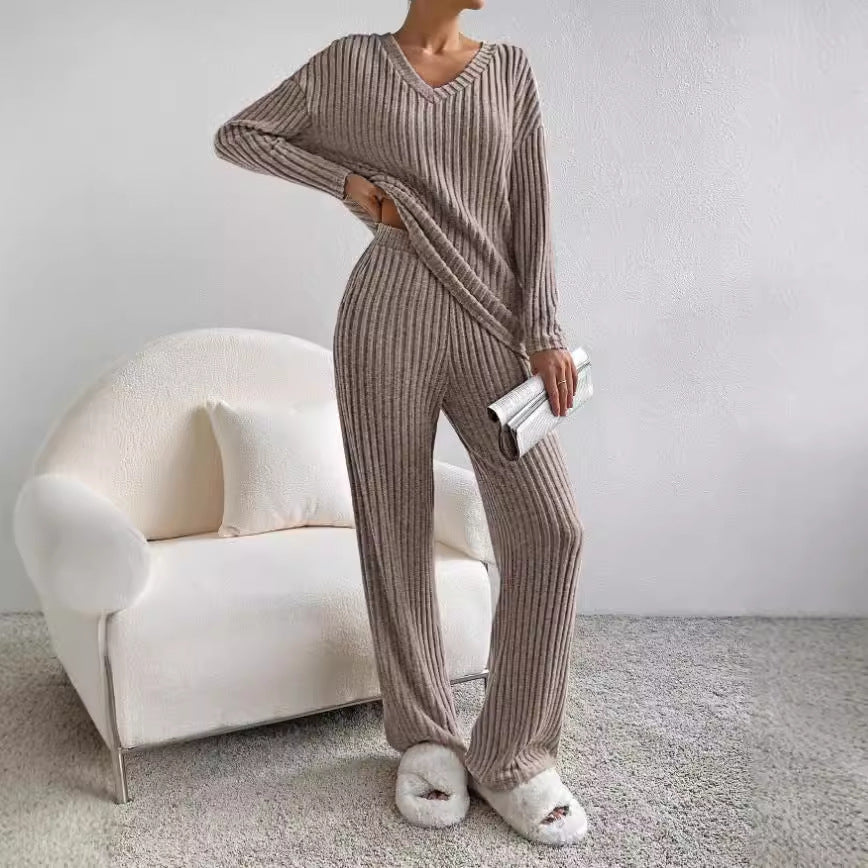 Melina | Ribbed Knit Lounge Set