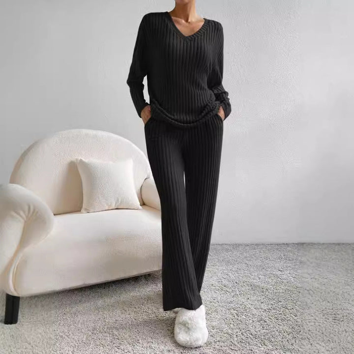 Melina | Ribbed Knit Lounge Set