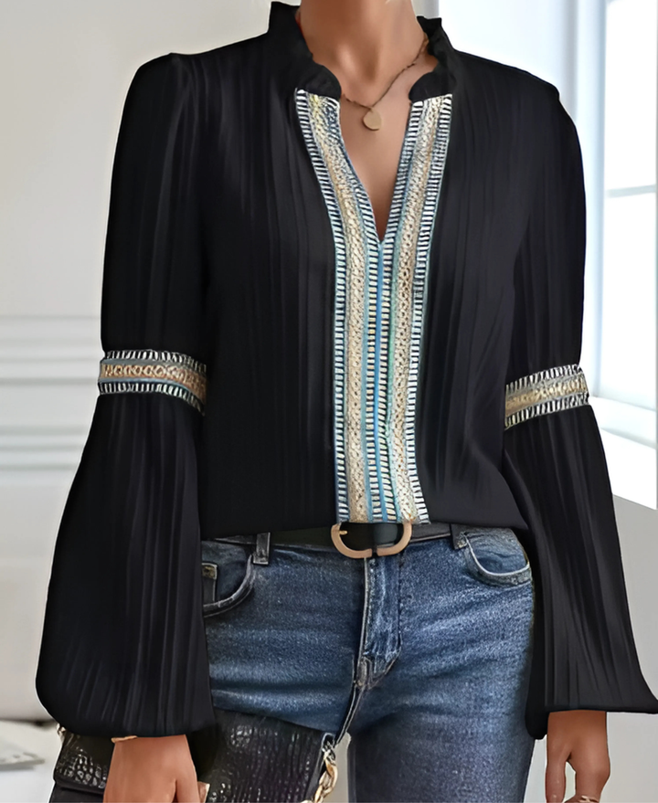 Elizabeth™ | Elegant V-neck Blouse