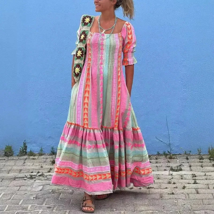 Karla | Vibrant Boho Dress