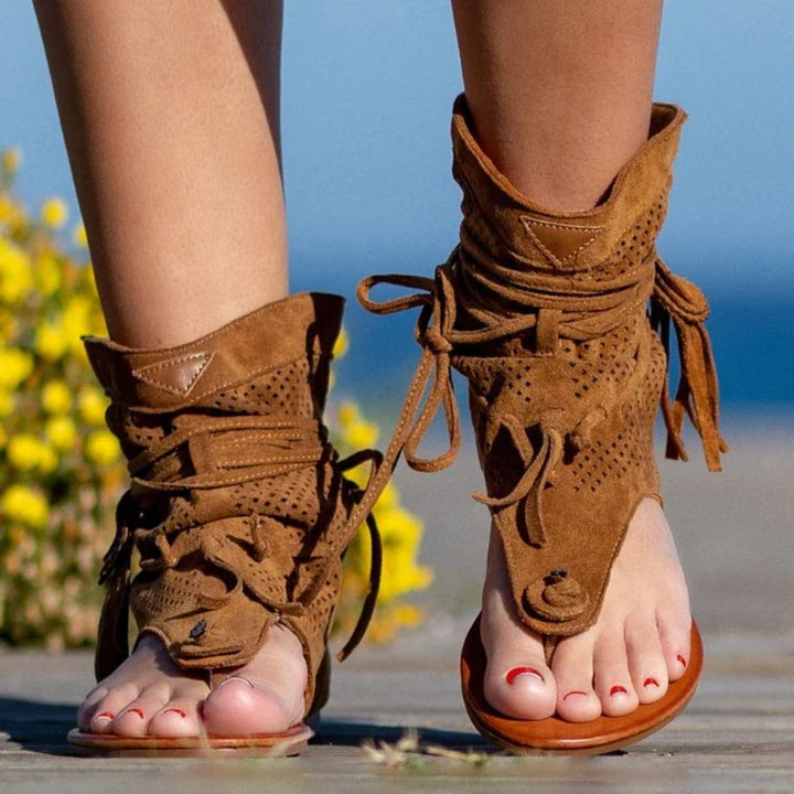 Bellie | Fringe Accent Sandals