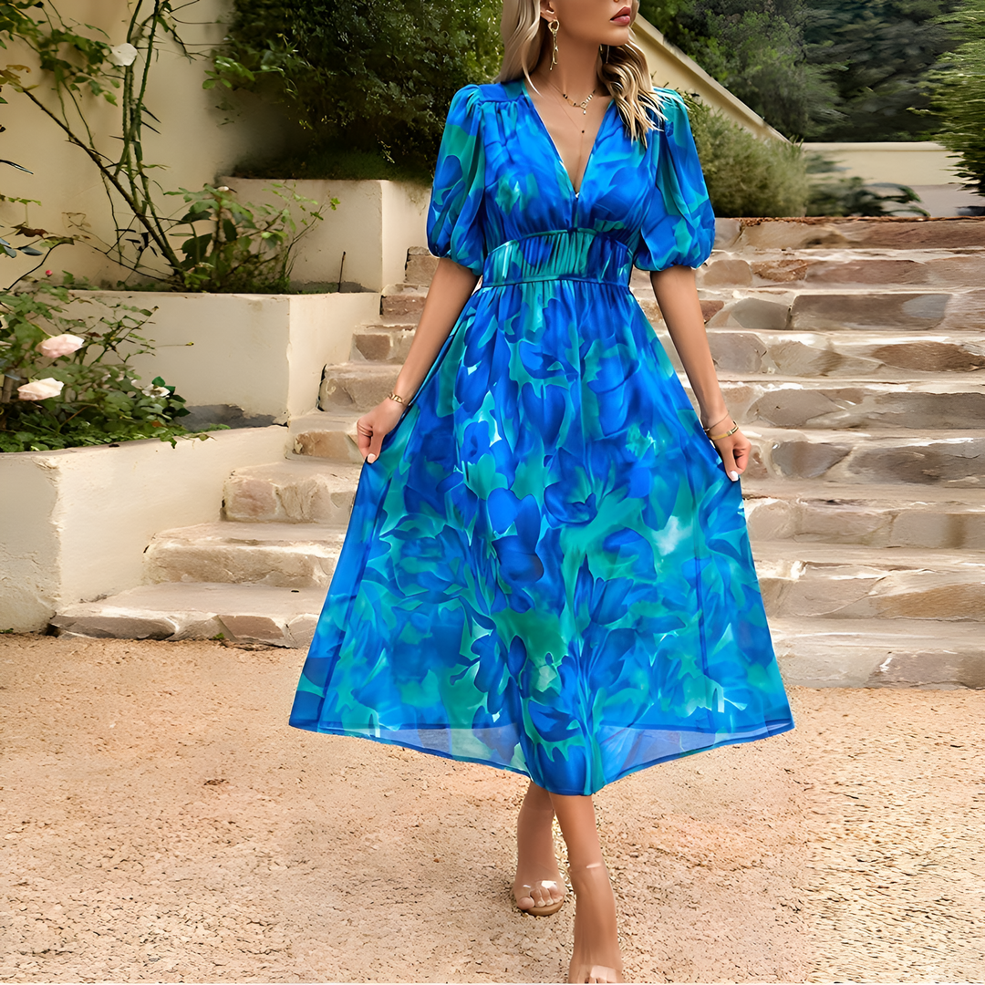 Charlotte | Elegant V-Neck Dress