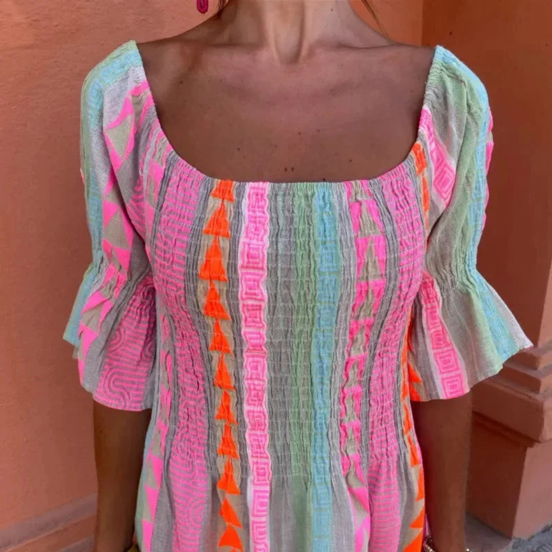 Karla | Vibrant Boho Dress