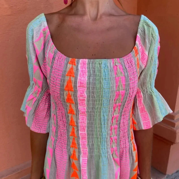 Karla | Vibrant Boho Dress