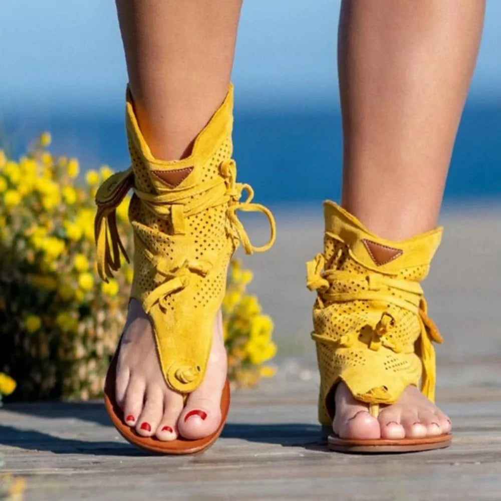 Bellie | Fringe Accent Sandals