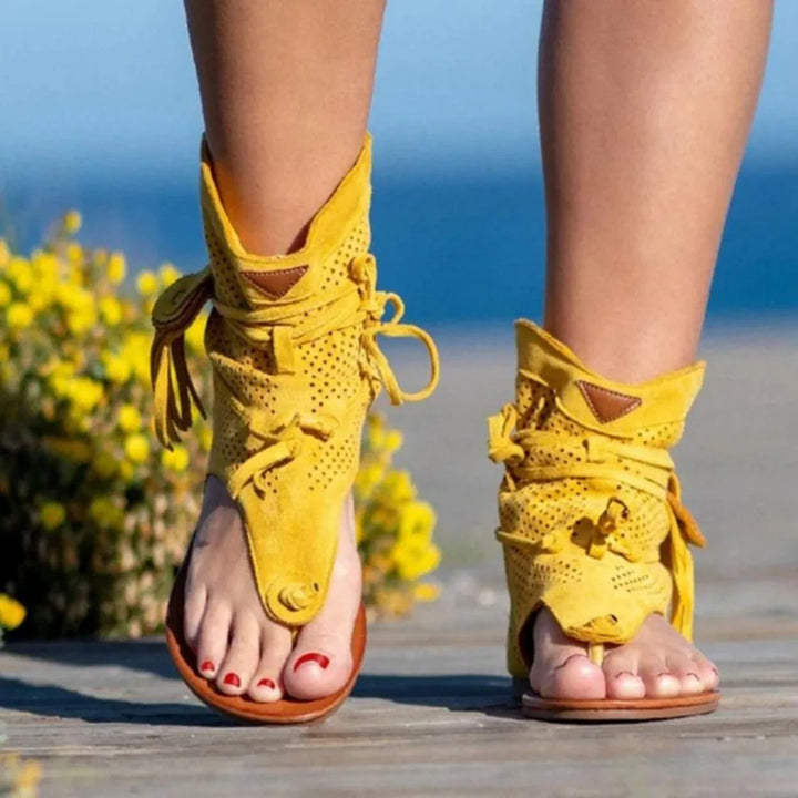 Bellie | Fringe Accent Sandals