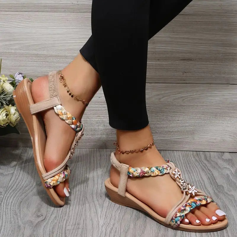 Khate | Braided Flat Sandals
