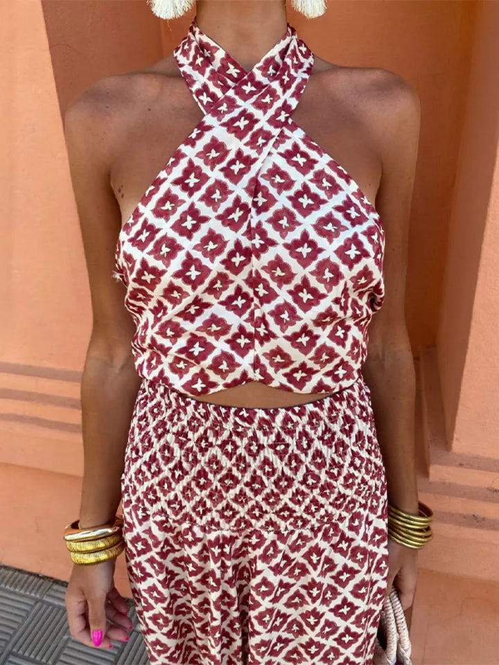 Mickay™ | Chic Midi Women's Dress with Off-Shoulder Design