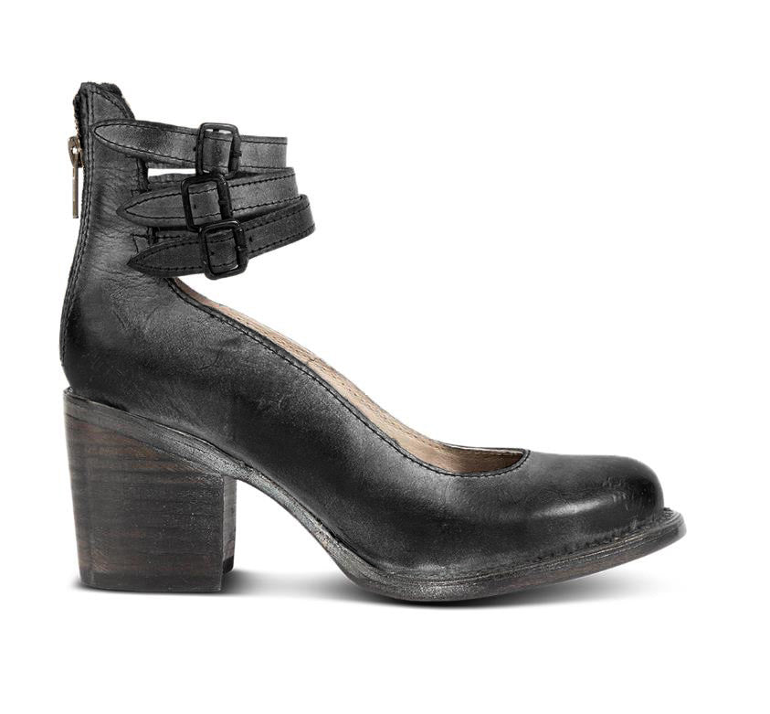 Rina | Strapped Block Heel Shoes