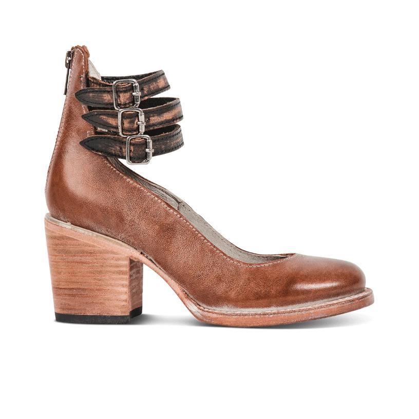 Rina | Strapped Block Heel Shoes