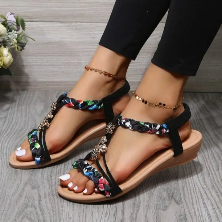 Khate | Braided Flat Sandals