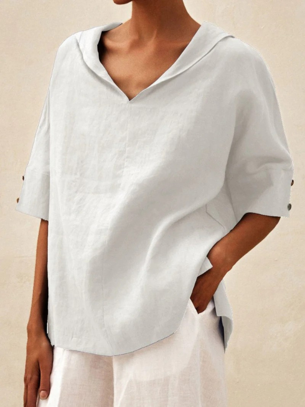 Taliah | Elegant Casual V-Neck Blouse