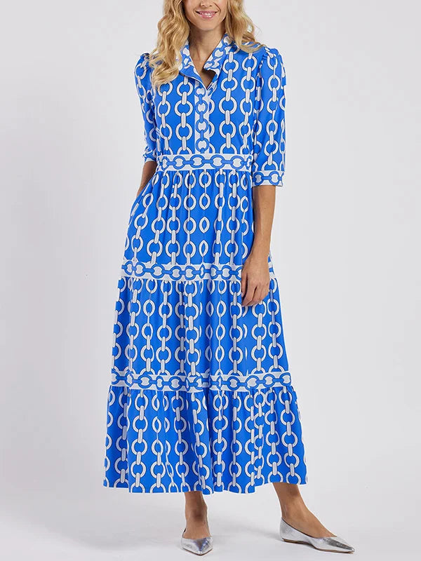 Juliette | Chain Link Midi Dress