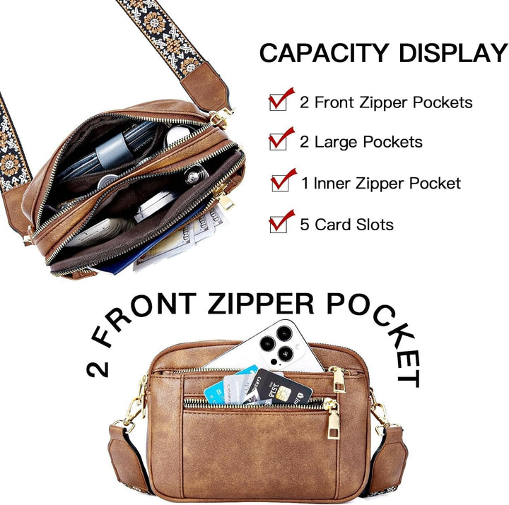 Gina | Boho Chic Crossbody Bag