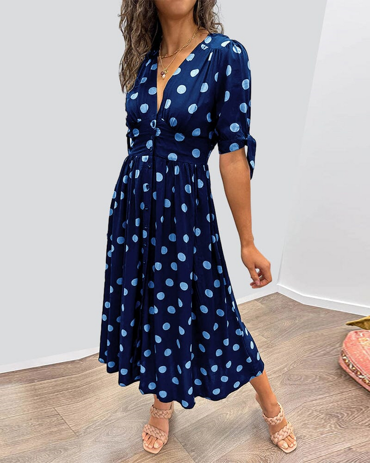 Brielle | Stylish Polka Dot Dress