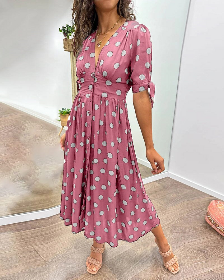 Brielle | Stylish Polka Dot Dress