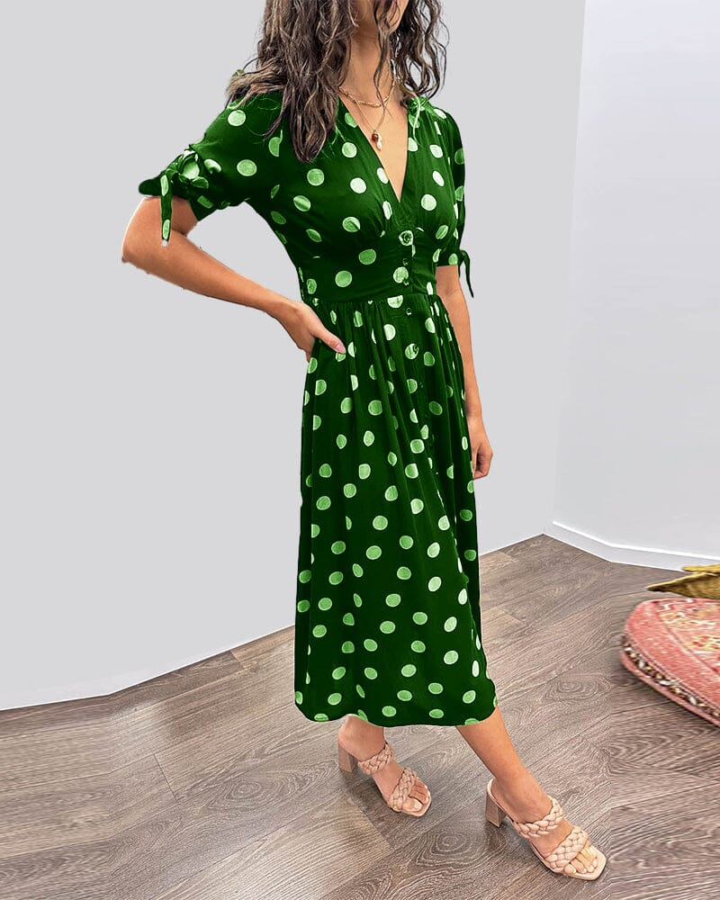 Brielle | Stylish Polka Dot Dress