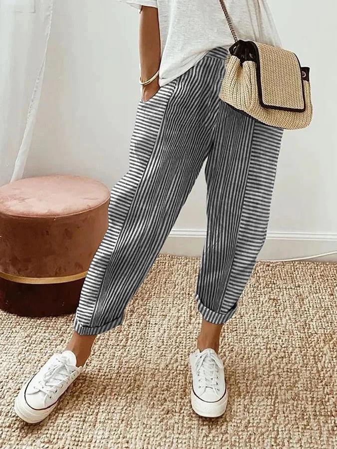 Avery | Stylish Striped Pants