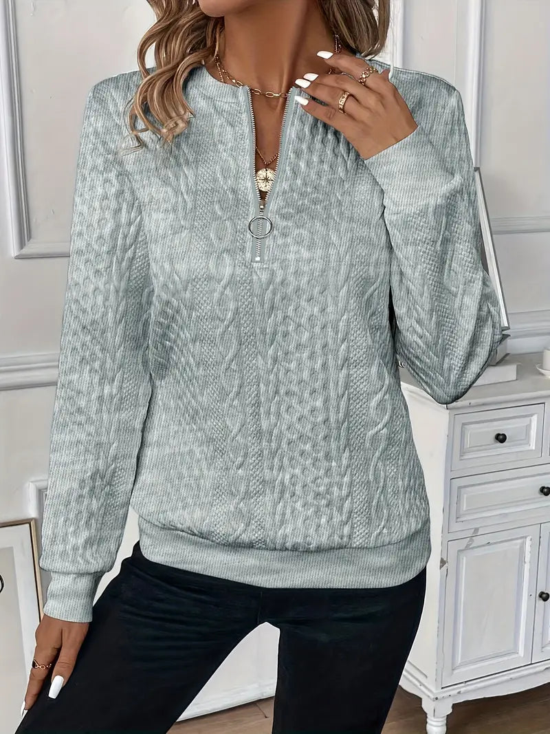 Kimberly | Sweater with Zipper
